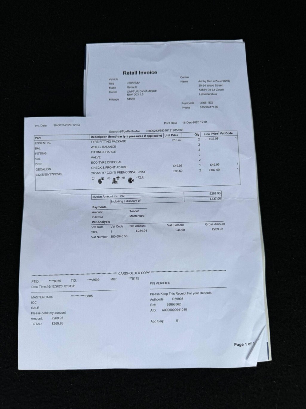 RENAULT CAPTUR 1.5 dCi ENERGY Dynamique Nav Euro 6 (s/s) 5dr 2015