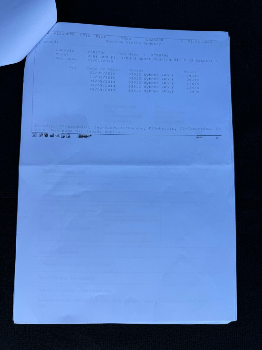 BMW 3 SERIES 2.0 320d M Sport Touring Auto Euro 5 (s/s) 5dr 2012