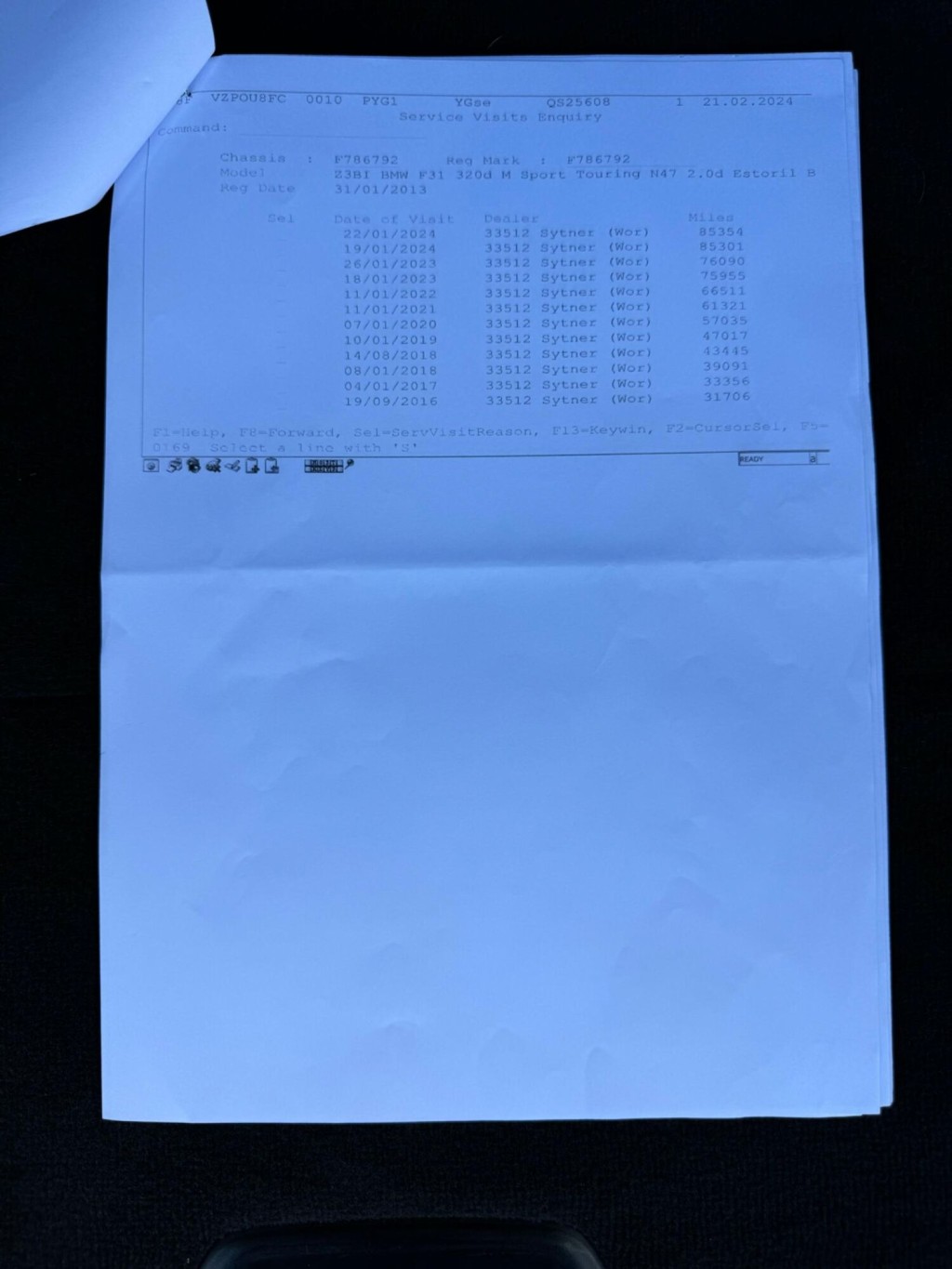 BMW 3 SERIES 2.0 320d M Sport Touring Auto Euro 5 (s/s) 5dr 2012