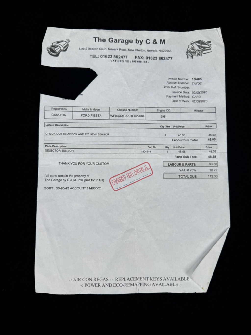 FORD FIESTA 1.0T EcoBoost Titanium Euro 6 (s/s) 5dr 2015