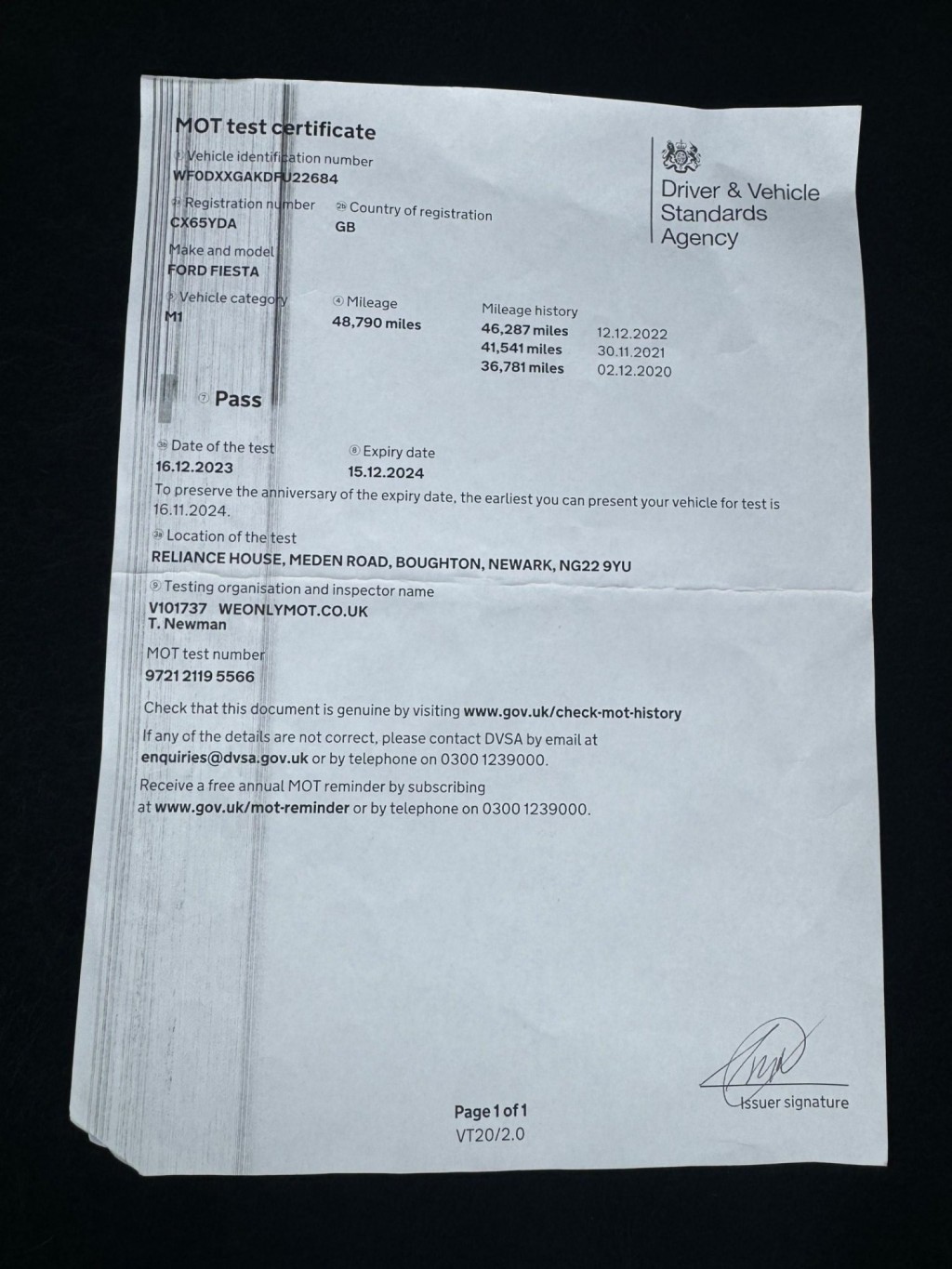 FORD FIESTA 1.0T EcoBoost Titanium Euro 6 (s/s) 5dr 2015