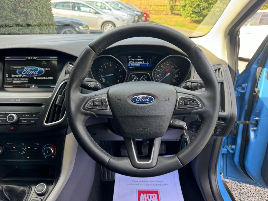 FORD FOCUS 1.0T EcoBoost Zetec Euro 6 (s/s) 5dr 2016
