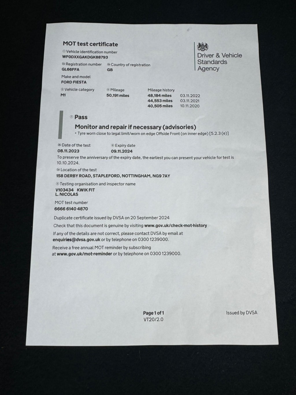 FORD FIESTA 1.0T EcoBoost Titanium Euro 6 (s/s) 5dr 2016