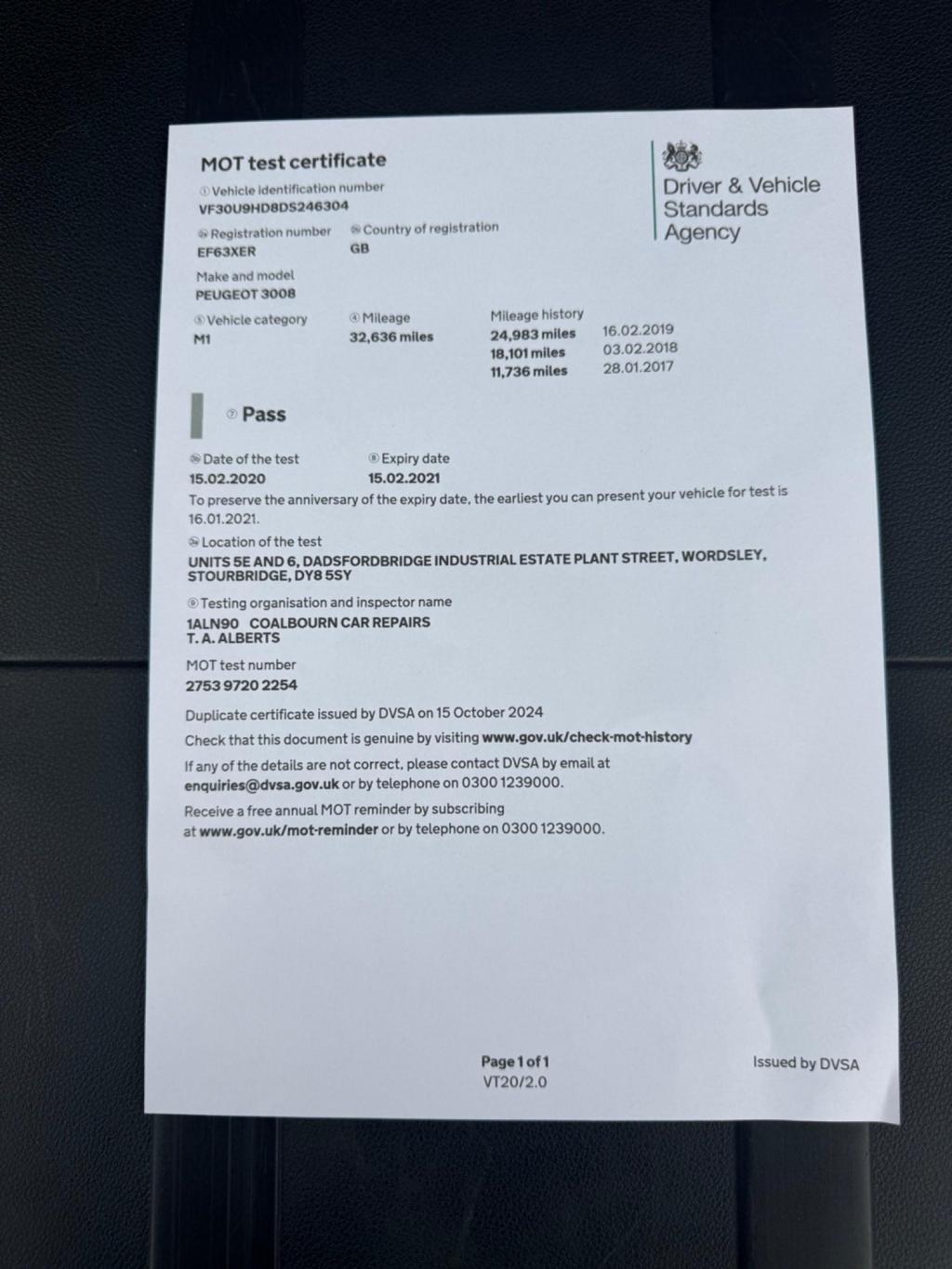 PEUGEOT 3008 1.6 HDi Active Euro 5 5dr 2014