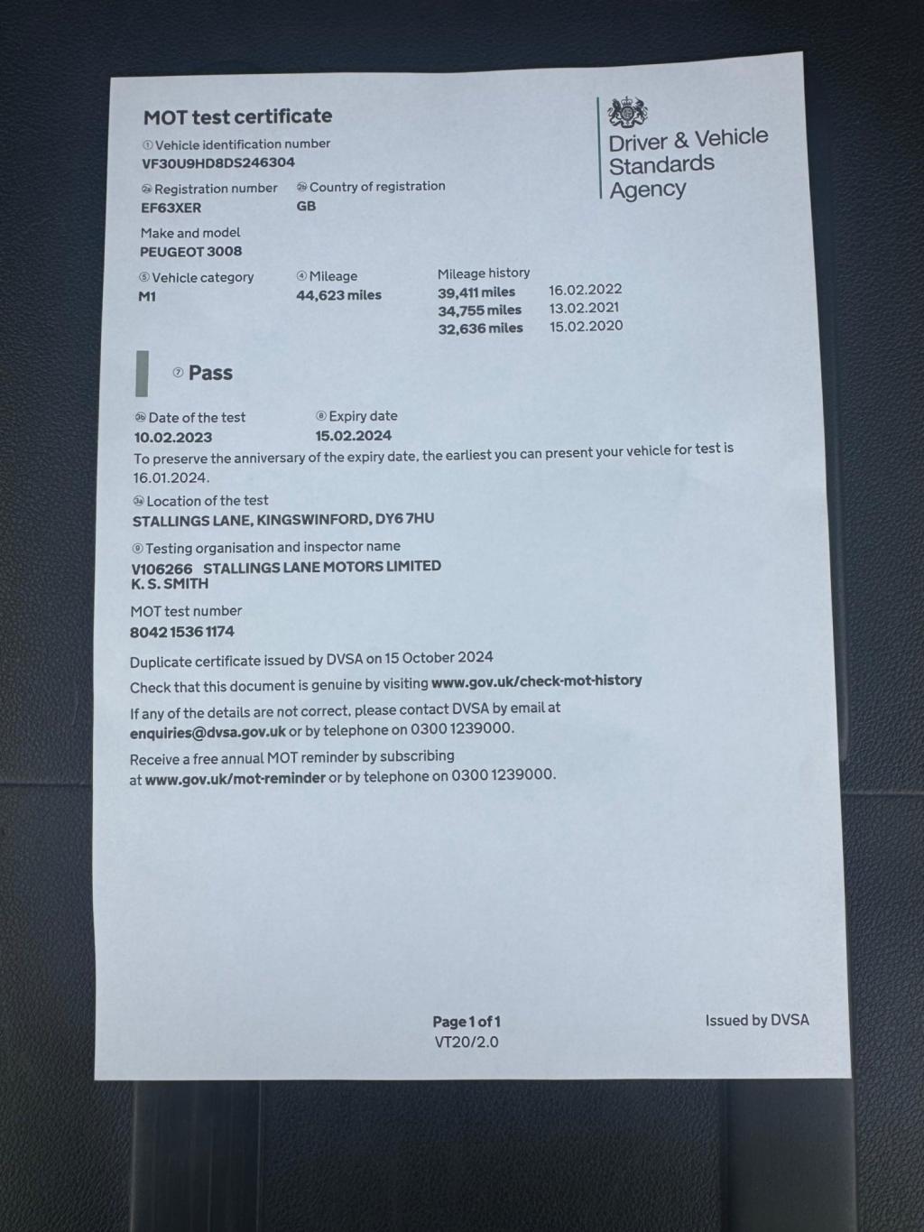 PEUGEOT 3008 1.6 HDi Active Euro 5 5dr 2014