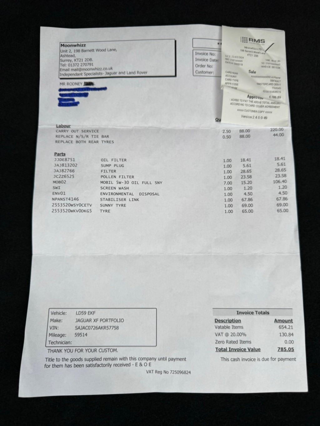 JAGUAR XF 3.0d V6 Portfolio Auto Euro 5 4dr 2009