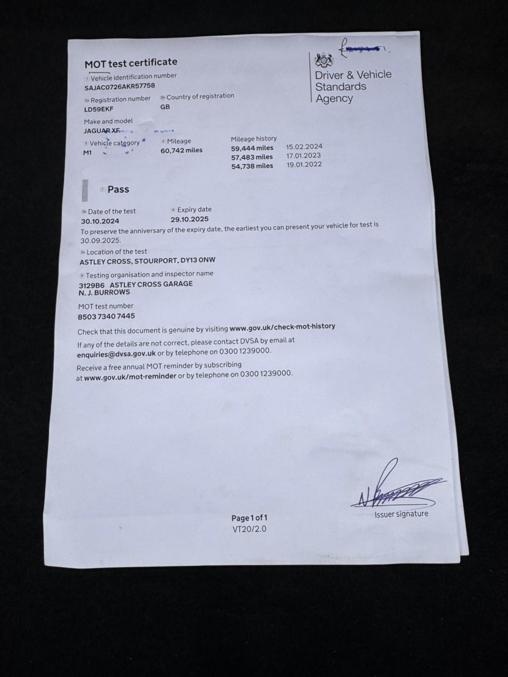 JAGUAR XF 3.0d V6 Portfolio Auto Euro 5 4dr 2009