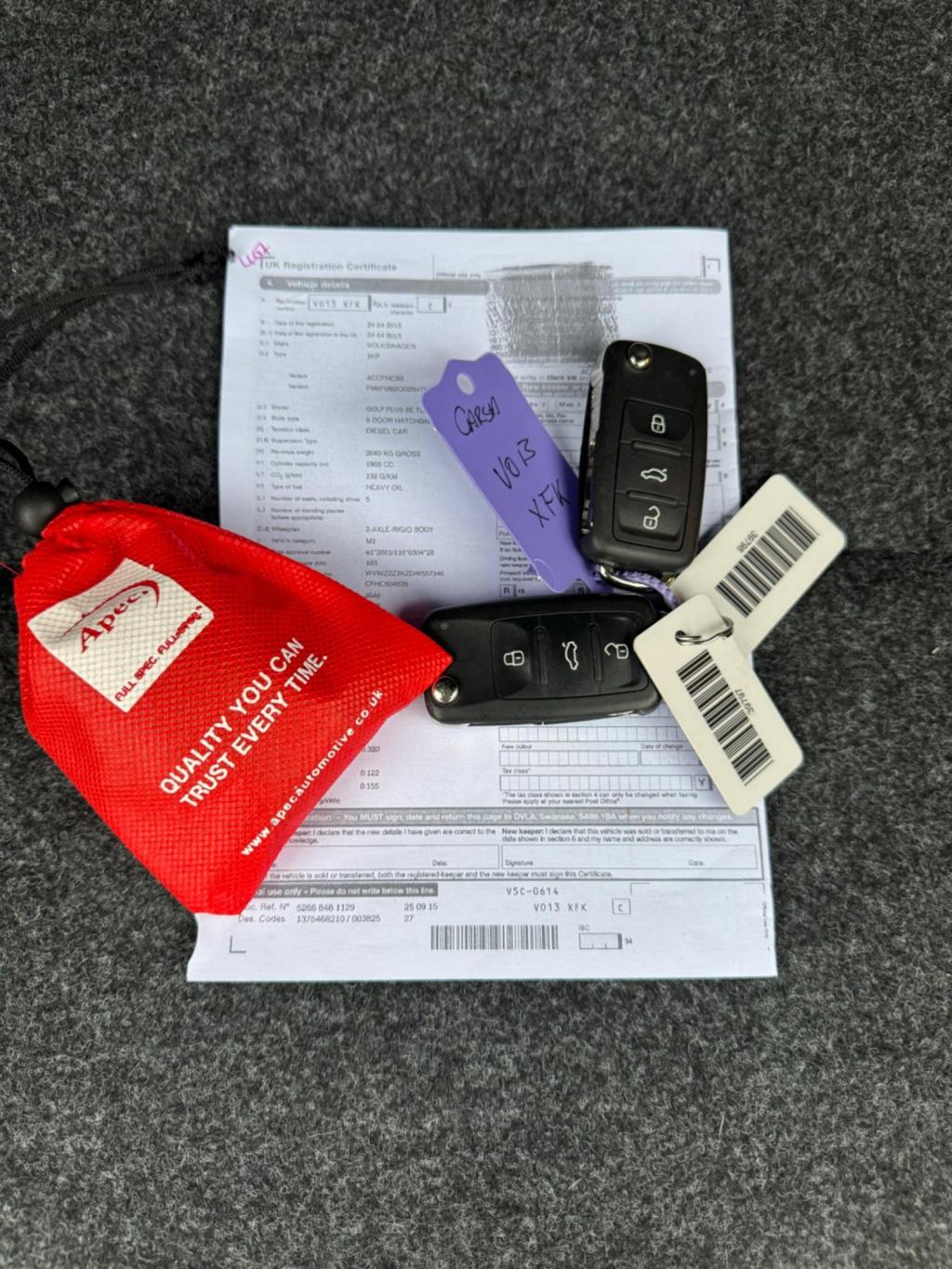 VOLKSWAGEN GOLF PLUS 2.0 TDI SE Euro 5 5dr 2013