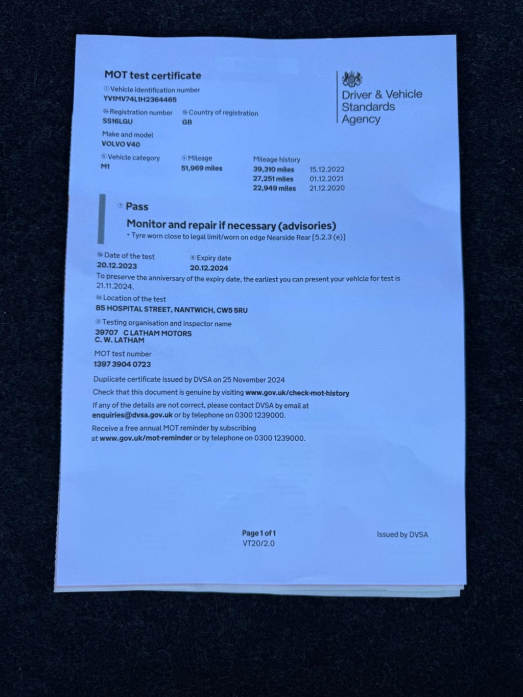 VOLVO V40 2.0 D2 R-Design Euro 6 (s/s) 5dr 2016