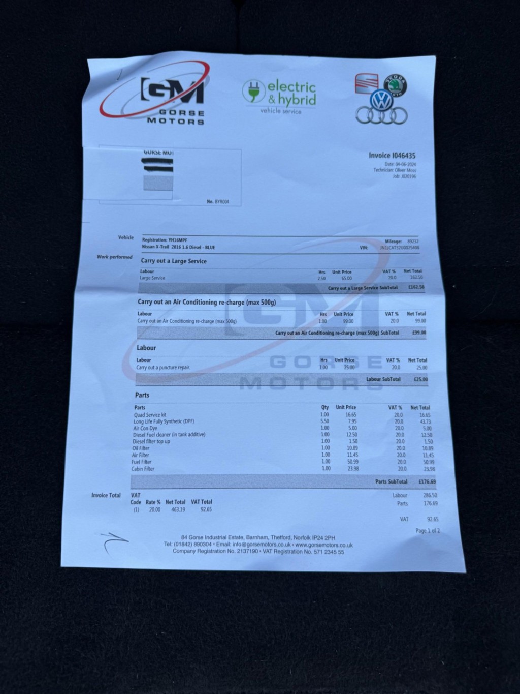 NISSAN X-TRAIL 1.6 dCi n-tec Euro 6 (s/s) 5dr 2016