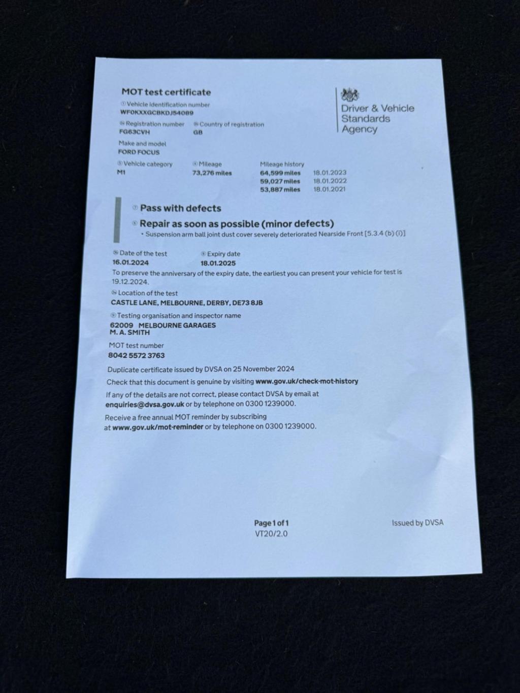 FORD FOCUS 1.0T EcoBoost Zetec Euro 5 (s/s) 5dr 2013