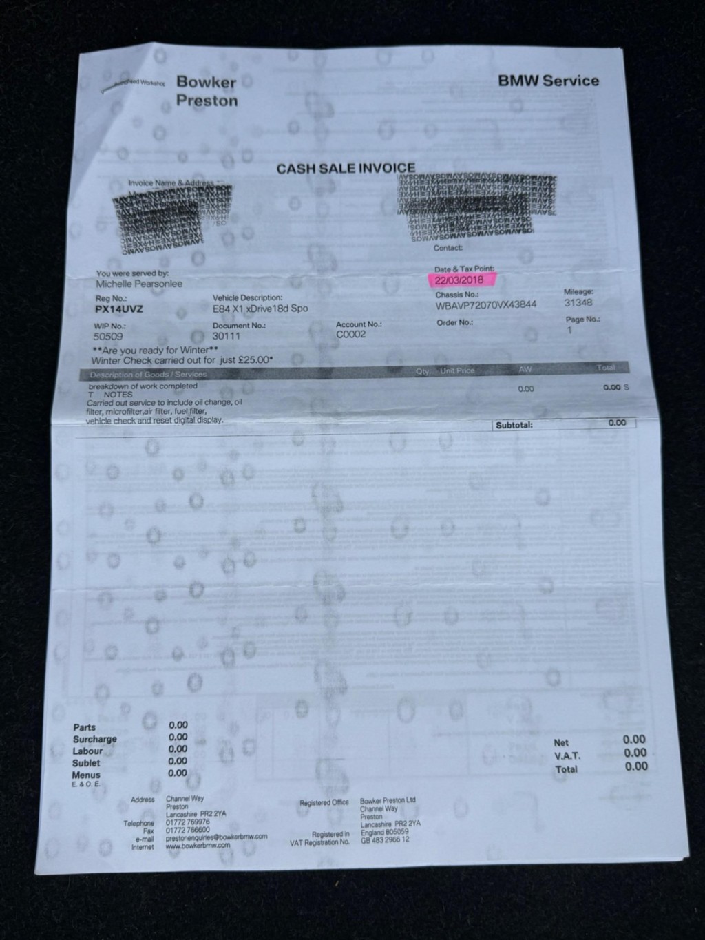 BMW X1 2.0 18d Sport xDrive Euro 5 (s/s) 5dr 2014