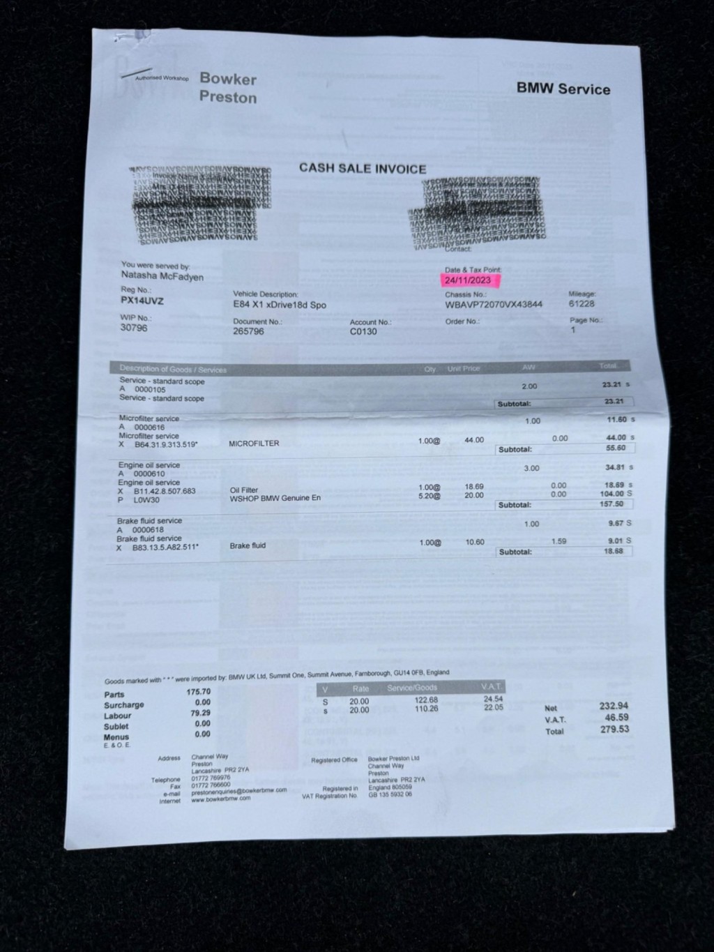 BMW X1 2.0 18d Sport xDrive Euro 5 (s/s) 5dr 2014