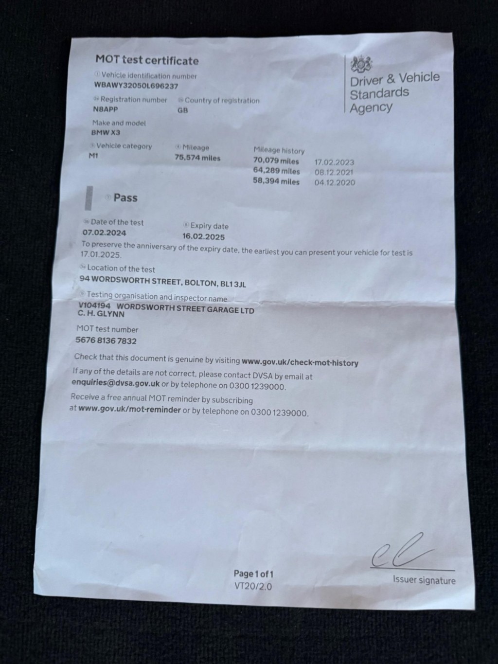 BMW X3 2.0 20d SE xDrive Euro 5 (s/s) 5dr 2012