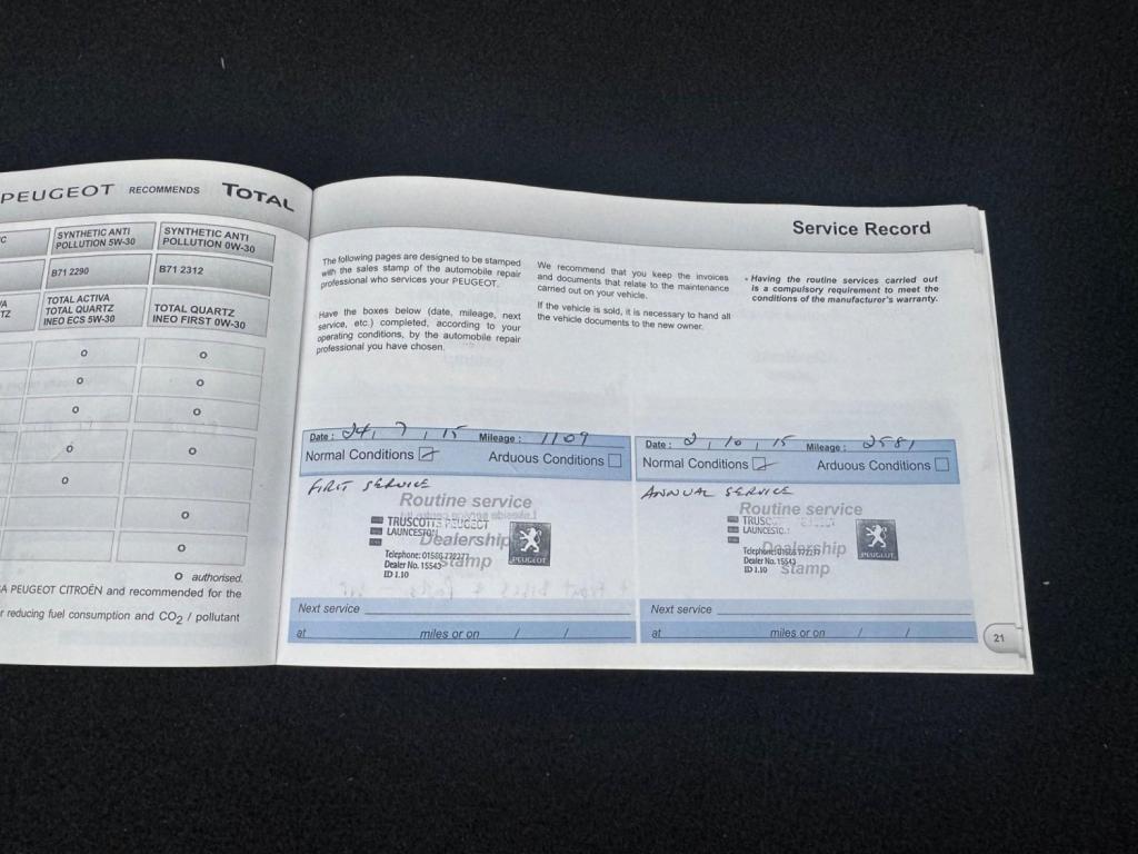 PEUGEOT 208 1.2 VTi PureTech Active Euro 5 5dr 2014