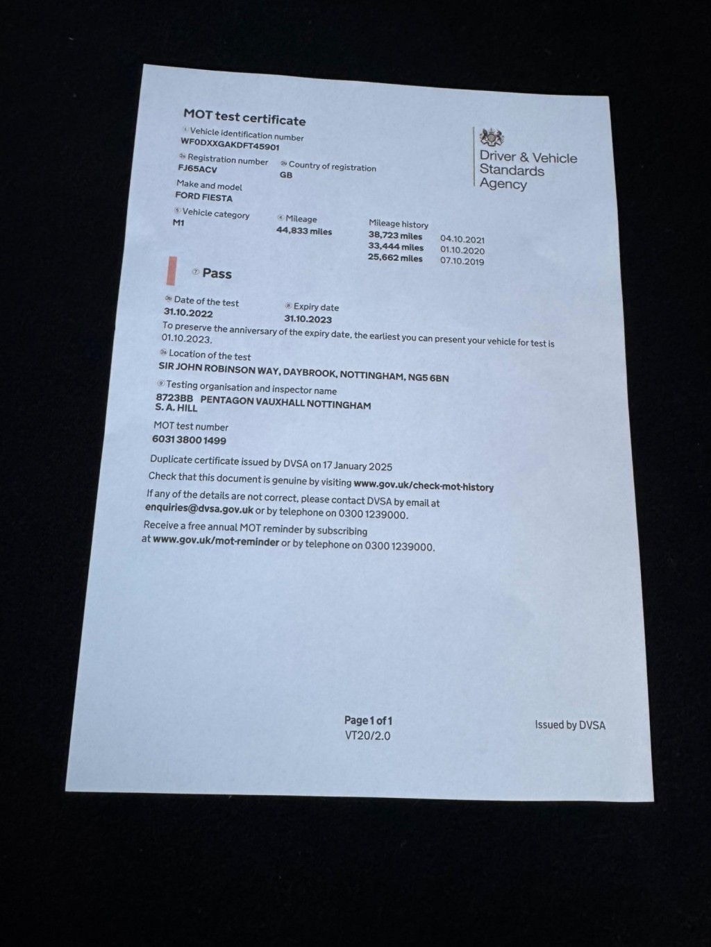 FORD FIESTA 1.5 TDCi Style Euro 6 5dr 2015