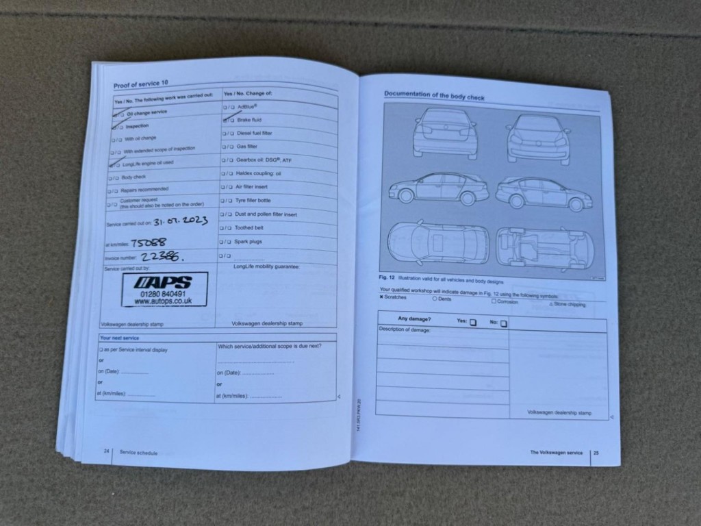 VOLKSWAGEN PASSAT 2.0 TDI BlueMotion Tech Highline Euro 5 (s/s) 5dr 2013