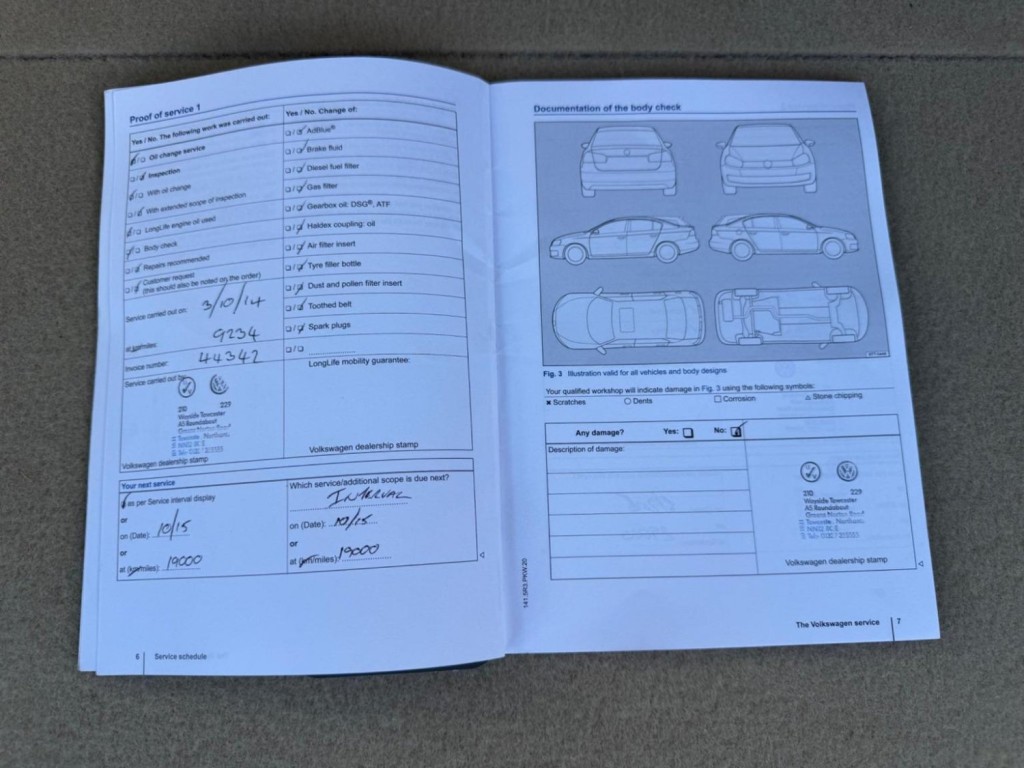 VOLKSWAGEN PASSAT 2.0 TDI BlueMotion Tech Highline Euro 5 (s/s) 5dr 2013