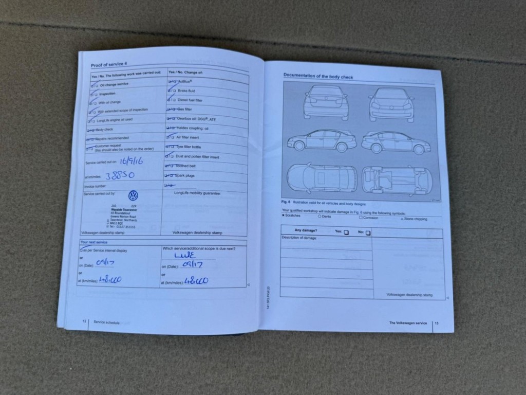 VOLKSWAGEN PASSAT 2.0 TDI BlueMotion Tech Highline Euro 5 (s/s) 5dr 2013