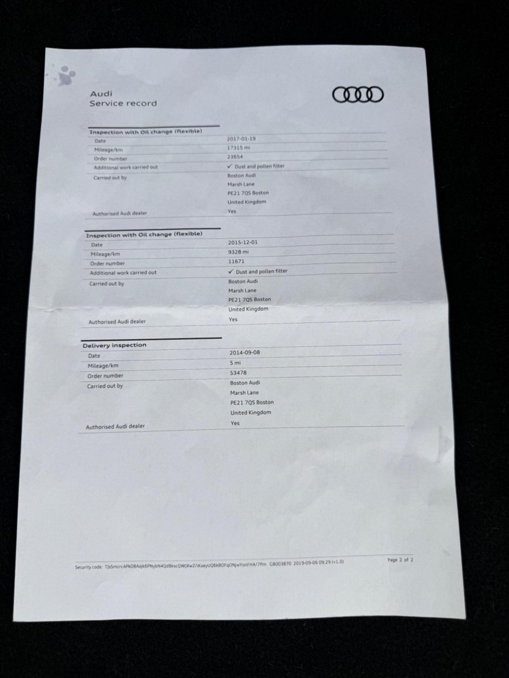 AUDI A1 1.4 TFSI Sport Euro 5 (s/s) 3dr 2014