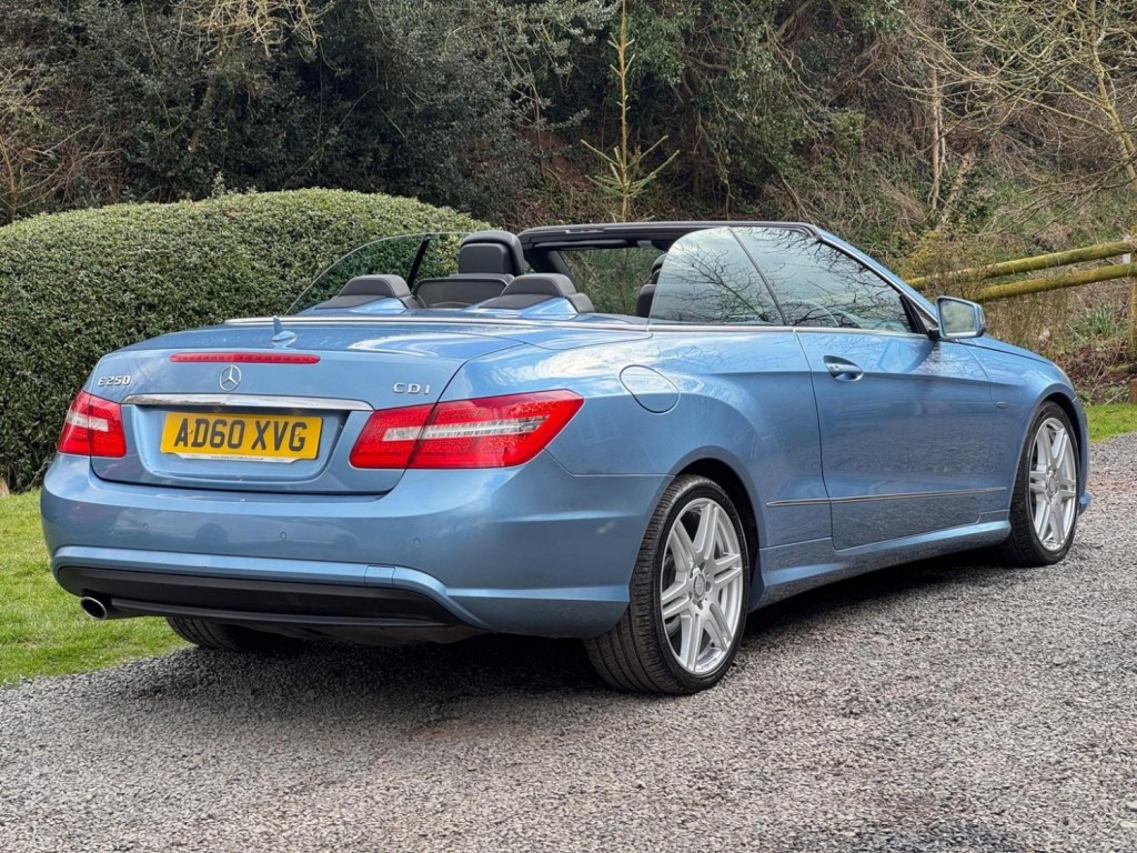 MERCEDES-BENZ E CLASS 2.1 E250 CDI BlueEfficiency Sport Cabriolet Tiptronic Euro 5 2dr 2010