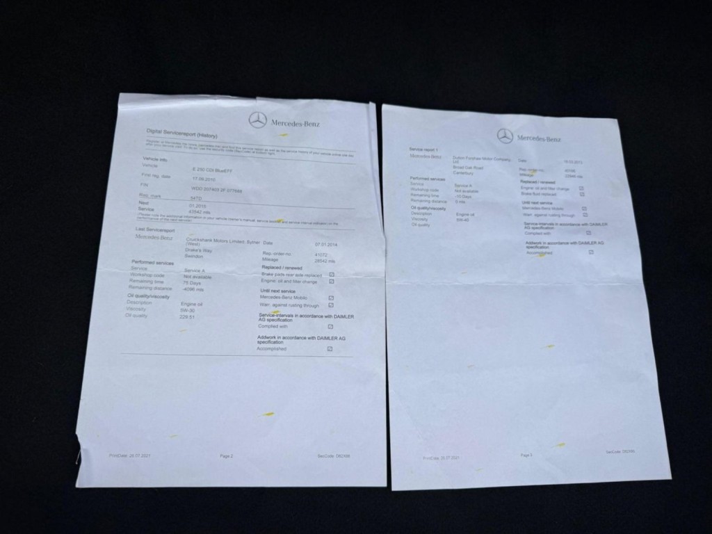 MERCEDES-BENZ E CLASS 2.1 E250 CDI BlueEfficiency Sport Cabriolet Tiptronic Euro 5 2dr 2010