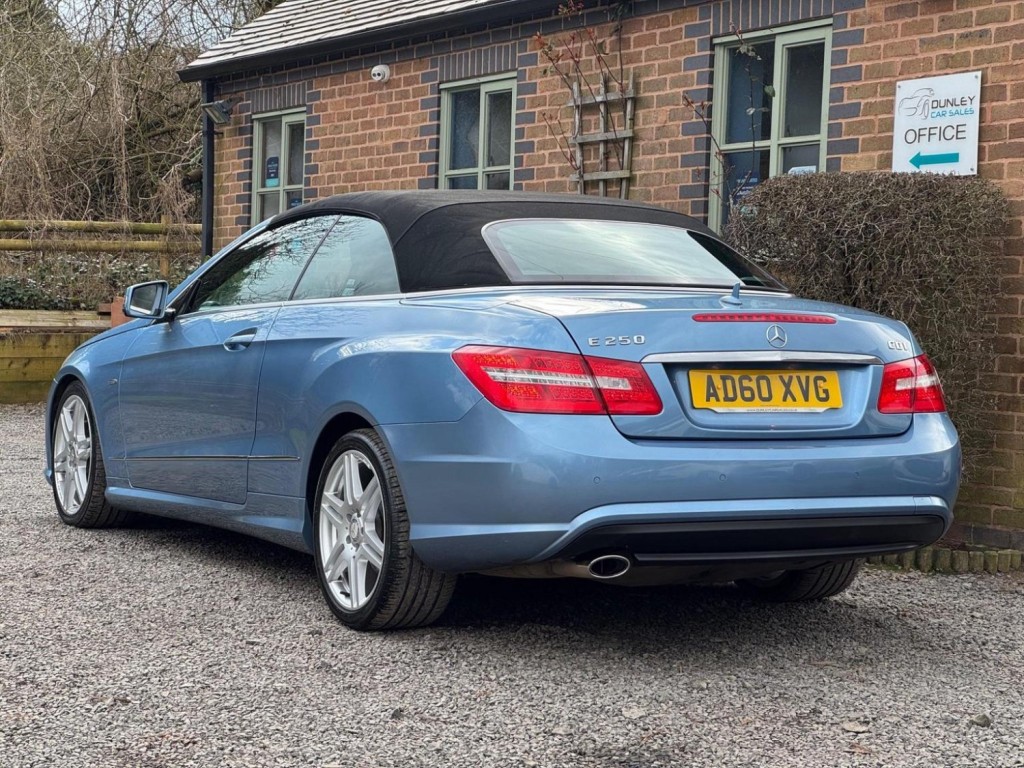 MERCEDES-BENZ E CLASS 2.1 E250 CDI BlueEfficiency Sport Cabriolet Tiptronic Euro 5 2dr 2010
