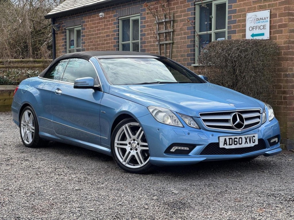 MERCEDES-BENZ E CLASS 2.1 E250 CDI BlueEfficiency Sport Cabriolet Tiptronic Euro 5 2dr 2010