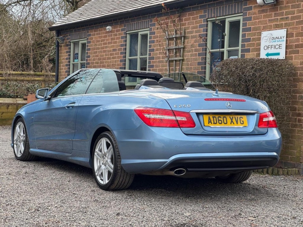 MERCEDES-BENZ E CLASS 2.1 E250 CDI BlueEfficiency Sport Cabriolet Tiptronic Euro 5 2dr 2010