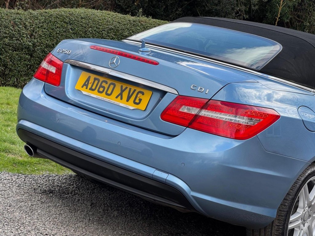 MERCEDES-BENZ E CLASS 2.1 E250 CDI BlueEfficiency Sport Cabriolet Tiptronic Euro 5 2dr 2010