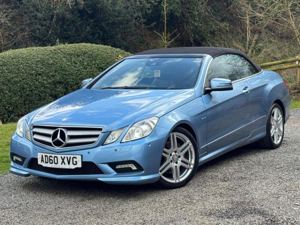 MERCEDES-BENZ E CLASS 2.1 E250 CDI BlueEfficiency Sport Cabriolet Tiptronic Euro 5 2dr 2010