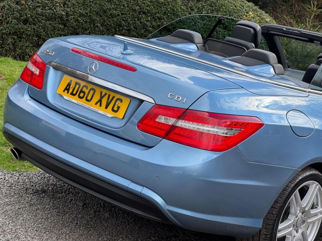 MERCEDES-BENZ E CLASS 2.1 E250 CDI BlueEfficiency Sport Cabriolet Tiptronic Euro 5 2dr 2010