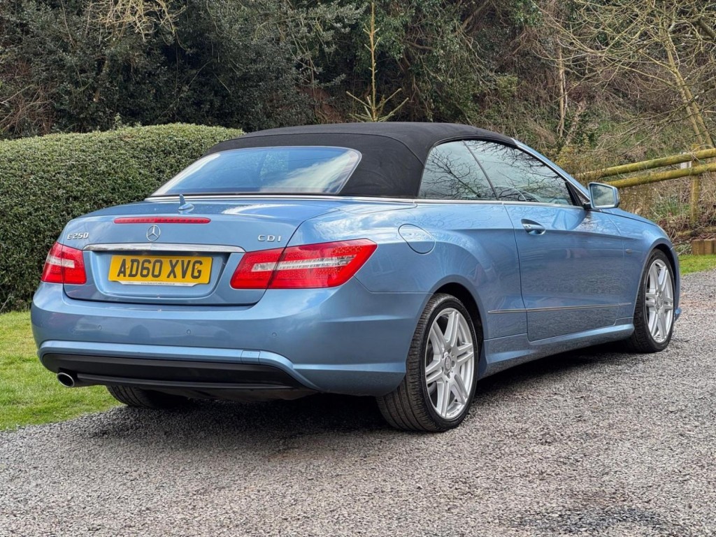 MERCEDES-BENZ E CLASS 2.1 E250 CDI BlueEfficiency Sport Cabriolet Tiptronic Euro 5 2dr 2010