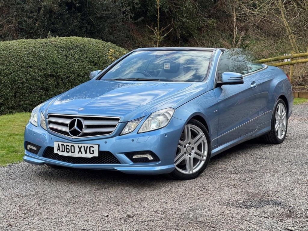 MERCEDES-BENZ E CLASS 2.1 E250 CDI BlueEfficiency Sport Cabriolet Tiptronic Euro 5 2dr 2010