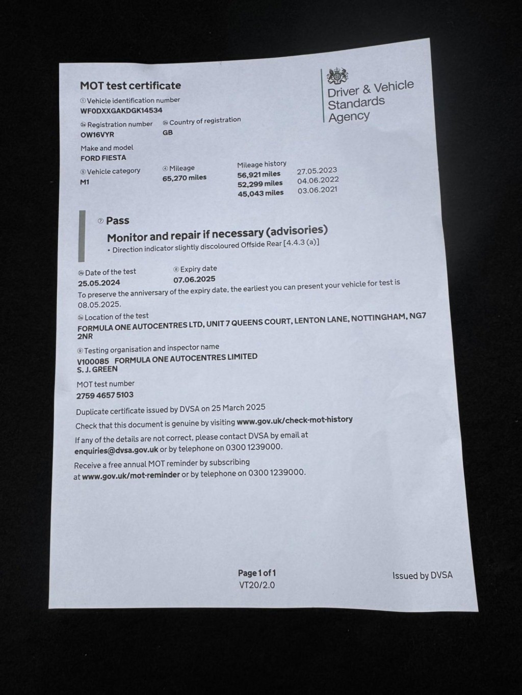 FORD FIESTA 1.0T EcoBoost Titanium Euro 6 (s/s) 5dr 2016