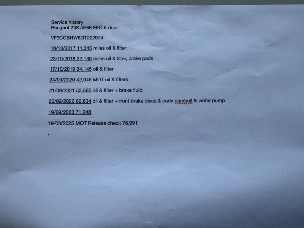 PEUGEOT 208 1.6 BlueHDi Access (a/c) Euro 6 5dr 2016