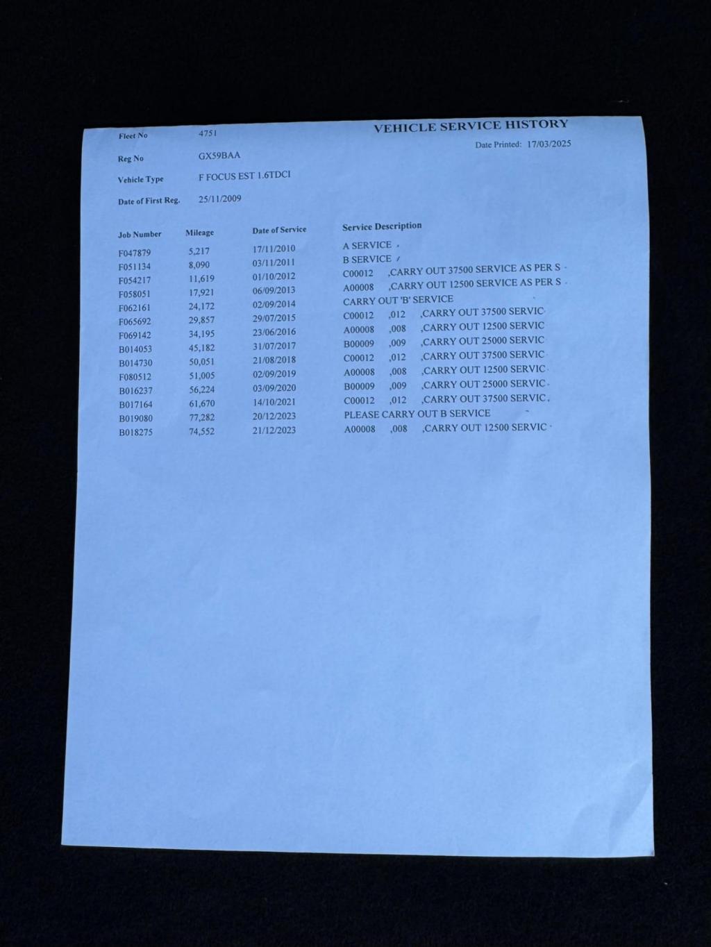 FORD FOCUS 1.6 TDCi DPF Studio 5dr 2009