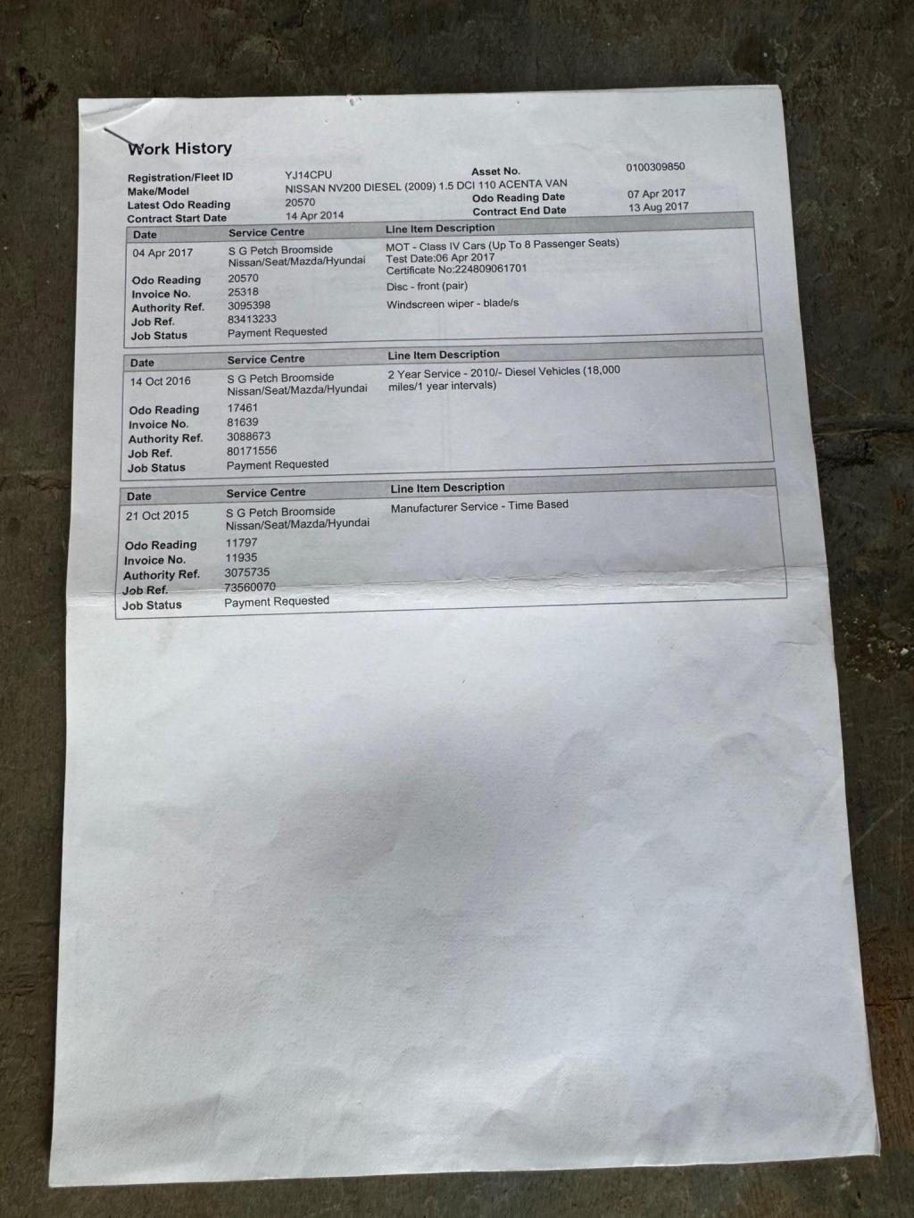 NISSAN NV200 1.5 dCi Acenta SWB Euro 5 6dr 2014