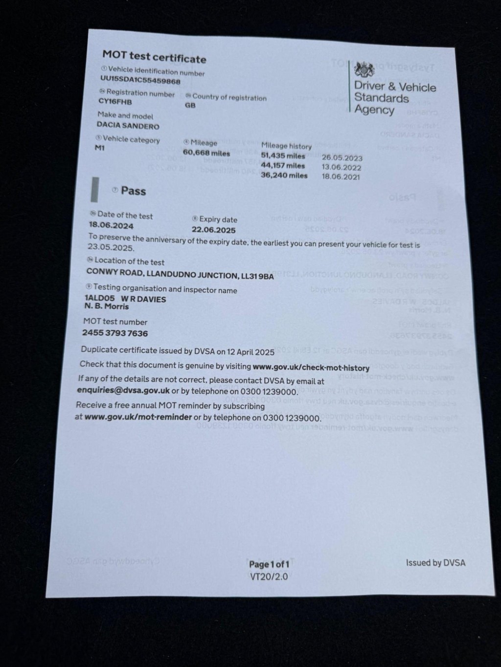 DACIA SANDERO STEPWAY 0.9 TCe Laureate Euro 6 (s/s) 5dr 2016