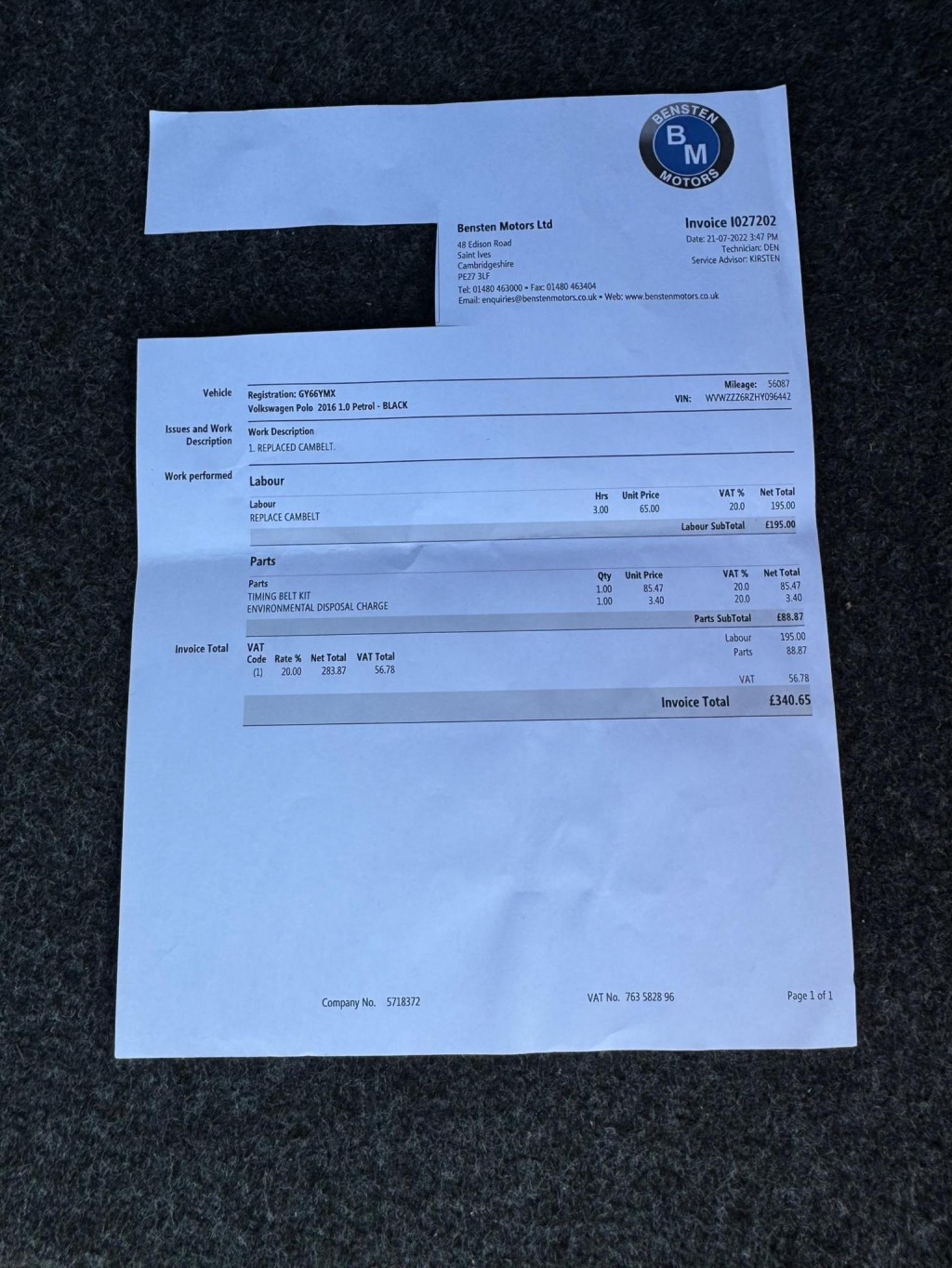 VOLKSWAGEN POLO 1.0 BlueMotion Tech beats Euro 6 (s/s) 3dr 2016