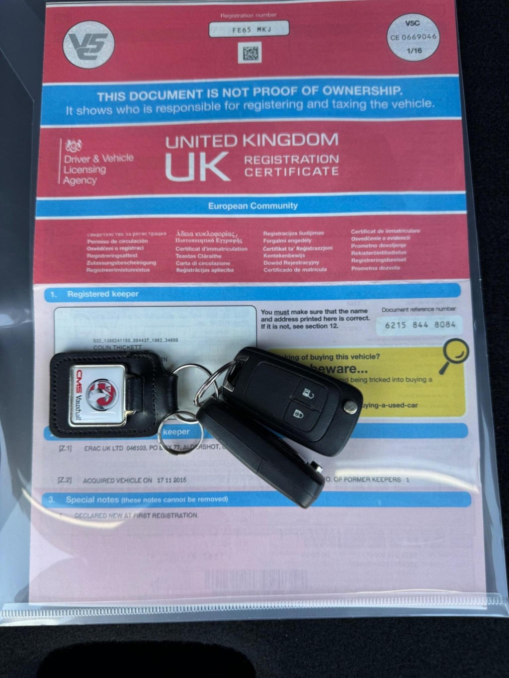 VAUXHALL CORSA 1.4i ecoFLEX SE Euro 6 5dr 2015