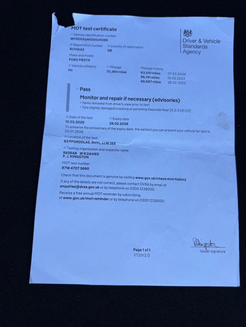 FORD FIESTA 1.0T EcoBoost Titanium Euro 5 (s/s) 5dr 2014