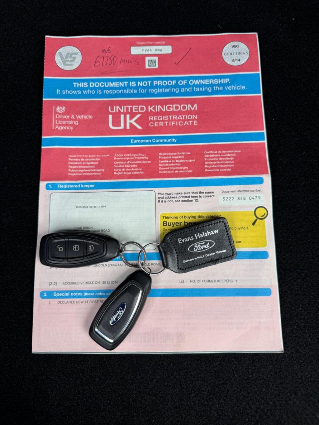 FORD FIESTA 1.0T EcoBoost Titanium Euro 5 (s/s) 5dr 2014