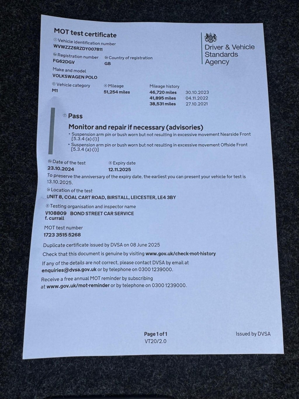 VOLKSWAGEN POLO 1.2 Match Euro 5 3dr 2012