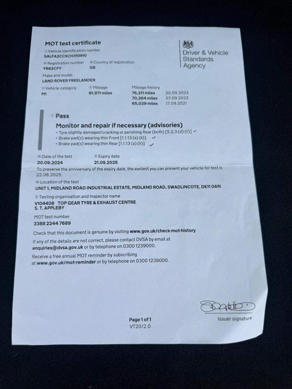 LAND ROVER FREELANDER 2 2.2 TD4 GS 4WD Euro 5 (s/s) 5dr 2012