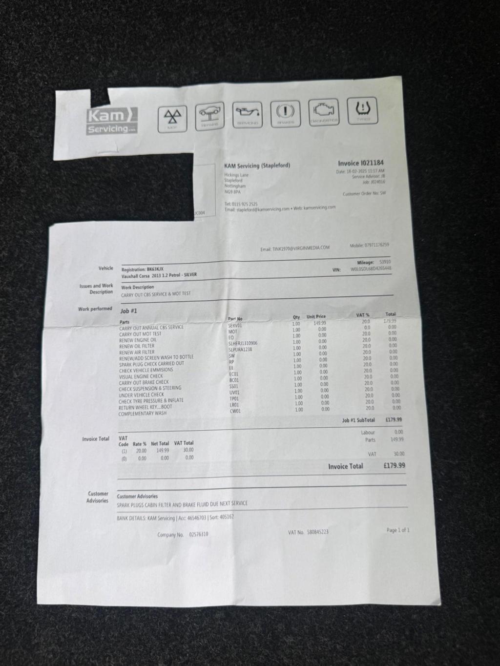 VAUXHALL CORSA 1.2 16V SXi Euro 5 5dr (A/C) 2013