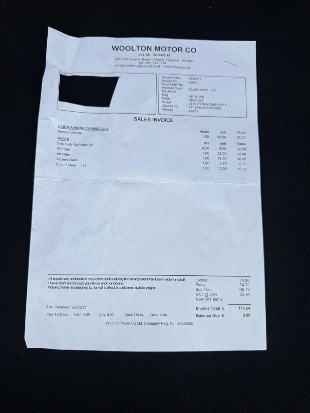 RENAULT CLIO 0.9 TCe Dynamique Nav Euro 6 (s/s) 5dr 2016