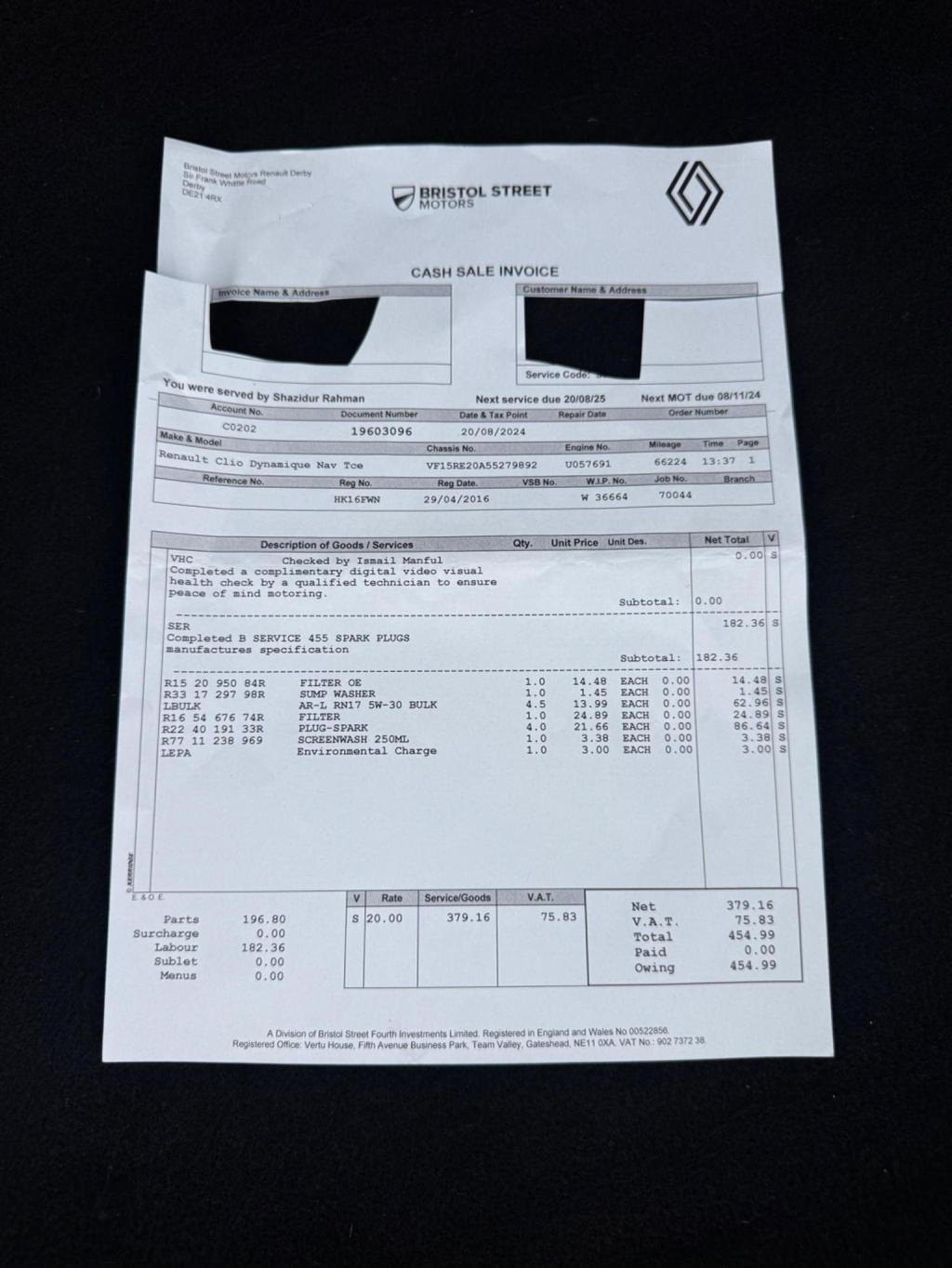 RENAULT CLIO 0.9 TCe Dynamique Nav Euro 6 (s/s) 5dr 2016