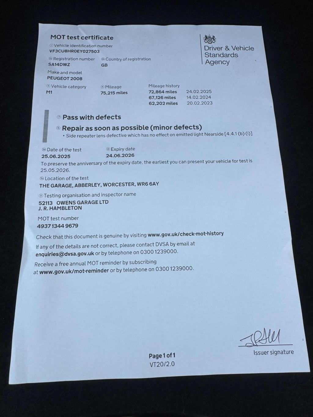 PEUGEOT 2008 1.4 HDi Active Euro 5 5dr 2014