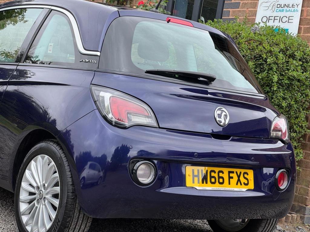 VAUXHALL ADAM 1.2i GLAM Euro 6 3dr 2016